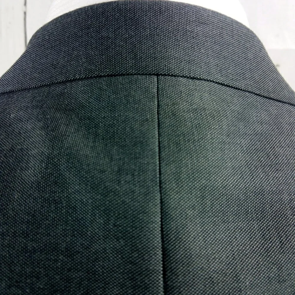 Apt. 9 44R Gray Birdseye Suit Blazer